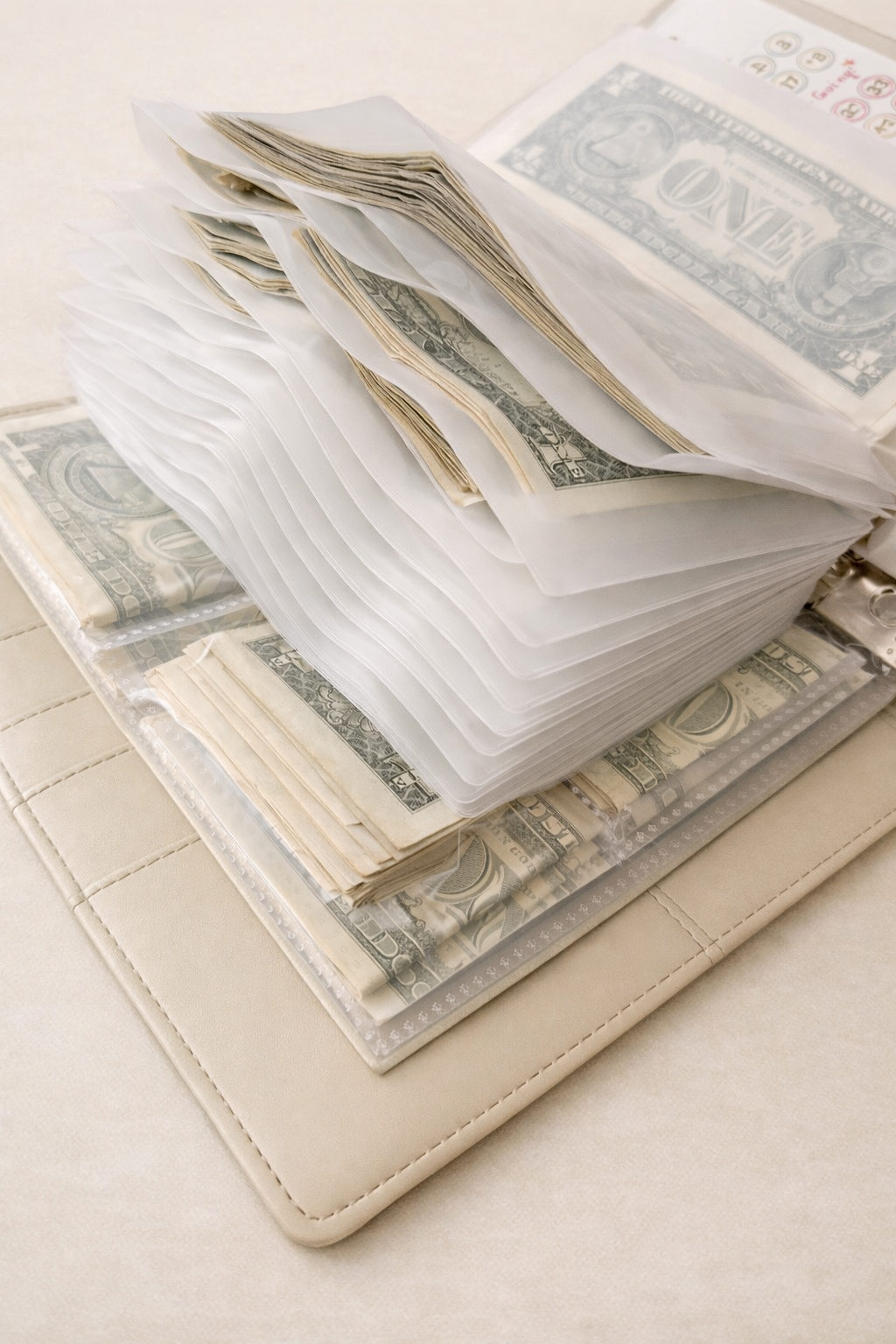 Money Dream Savings Journal | A6 Binder with Cash Envelopes & Savings Challenge