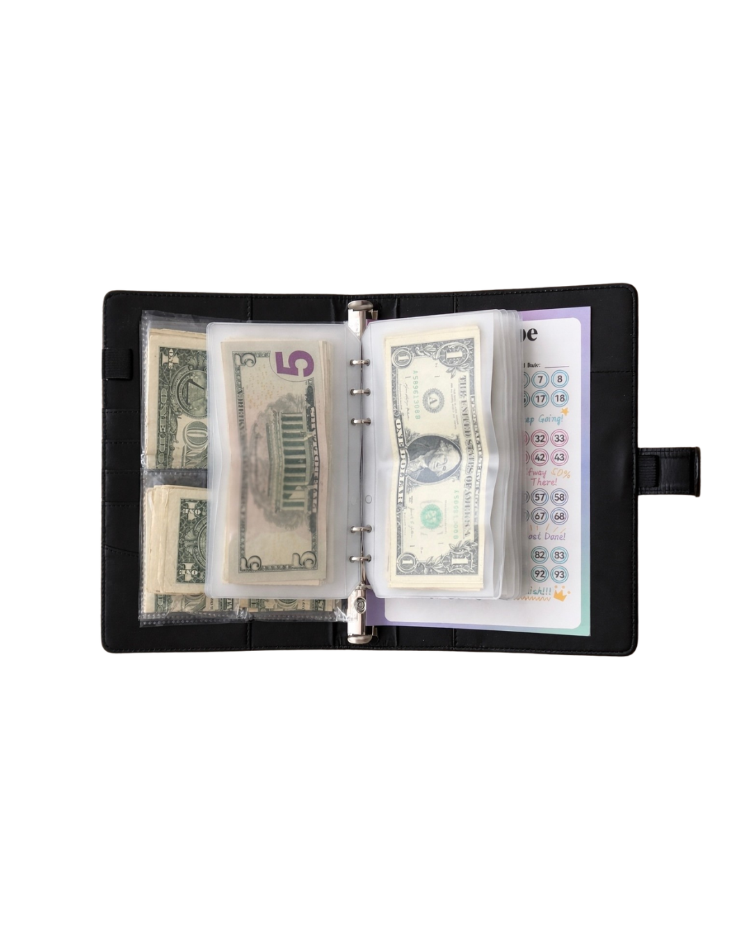 Money Dream Savings Journal | A6 Binder with Cash Envelopes & Savings Challenge