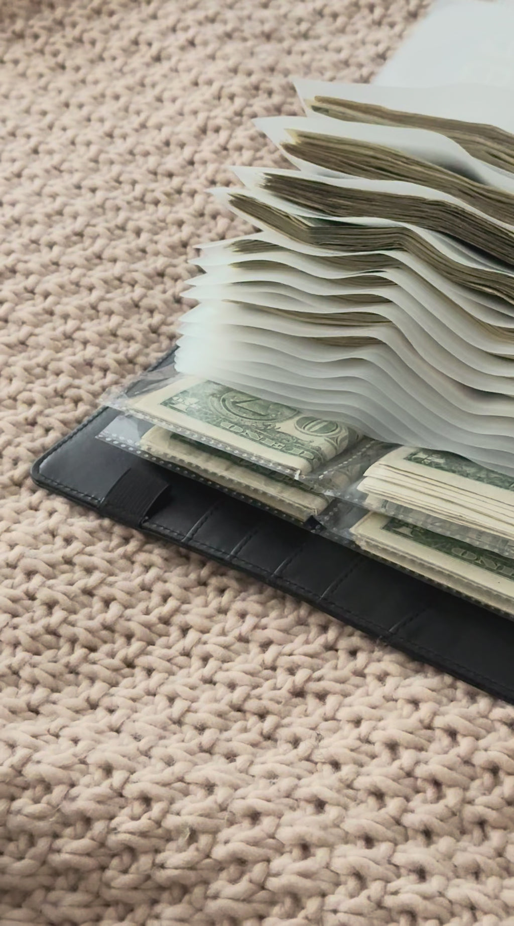 Money Dream Savings Journal | A6 Binder with Cash Envelopes & Savings Challenge